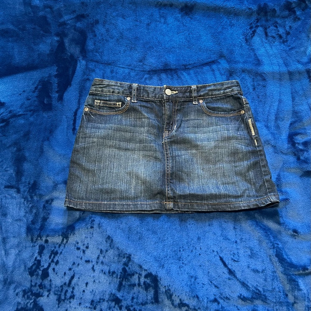 Denim Mini Skirt